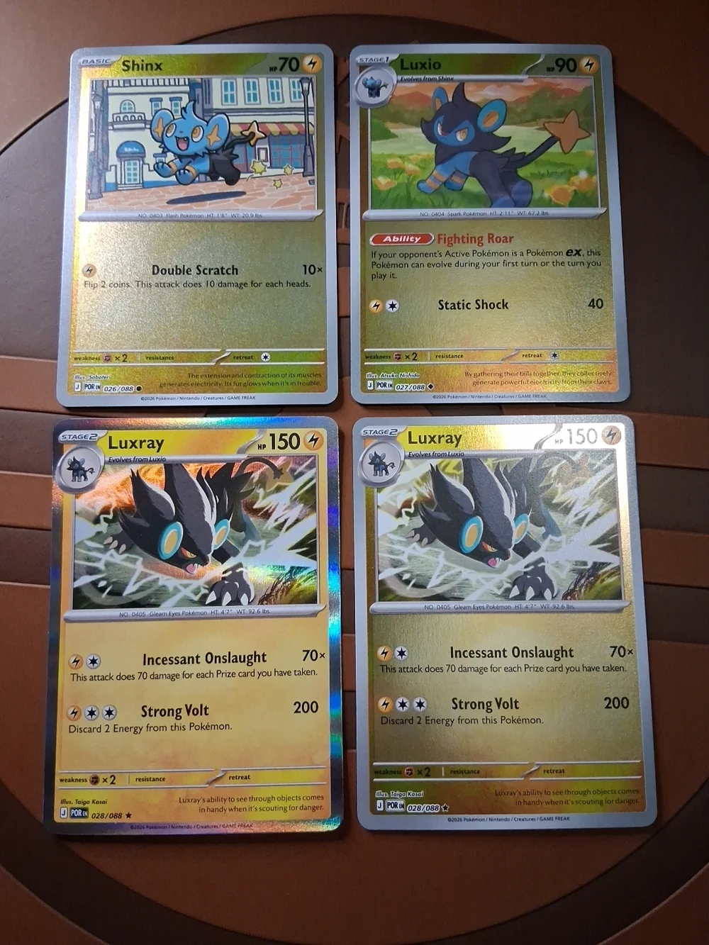 Lumiose City Ultra Rare ☆ Plus Luxray & Shinx ~ 8 Card Evolution Bundle